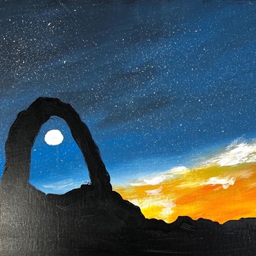 Desert Sky Painting