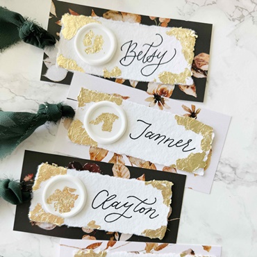 Gift Tag Lettering
