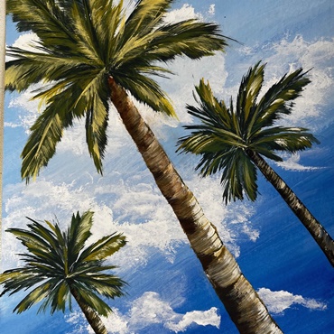 Palm Trees Painting